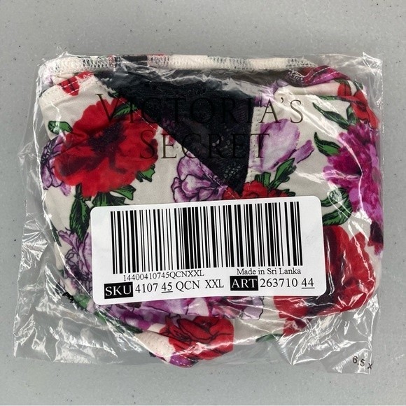 VICTORIA’S Secret VERY SEXY Floral Micro Lace Inset Thong Panty - Picture 4 of 4